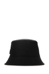 Women's Bucket Recycled Nylon Hat Black Poliammidericiclata