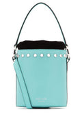 Women's Top Handle Bag Turquoise Leather