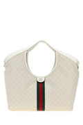 Women's Ophidia Shoulder Bag Beige Fabric