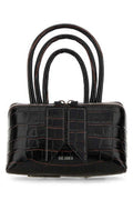 Women's Dark Brown Leather Mini Friday Bag Coffee Clutch