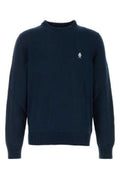 Men's Cotton Crew-Neck Sweater Navy