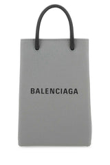 Women's Grey Leather Phone Case 1160 Cover