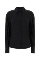 Women's Teysa Shirt Black Silk Elastane