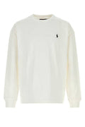 Men's Piqué Cotton Logo T-Shirt White