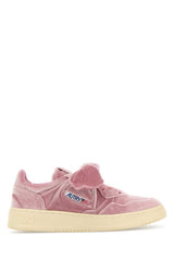 Women's Pink Velvet Medalist Sneakers