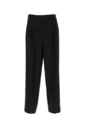 Men's Trousers Black Virgin Wool