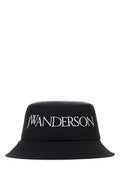 Unisex Cuffia Nylon Blend Bucket Hat Black Polyester