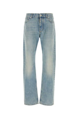 Men's Denim Jeans Bluewashed Tcottonfppolyesterfpcotton