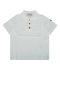 Boys' Ss Polo Cream Base Fabric: Cotton T-shirts And Polos