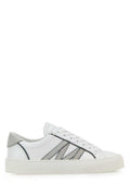 Women's White Leather Monaco2 Sneakers 001