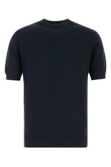 Men's Sweater Navy Cotton