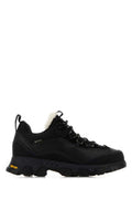 Women's Black Canvas And Leather Metrotrek Sneakers Charcoal