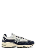 Unisex Multicolor Rubber And Mesh 1000 Sneakers Greyblackwhite