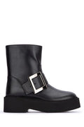 Women's Rangers Boot Black Calfskin Fgl