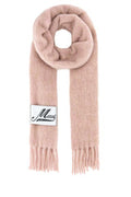 Men's Alpaca Blend Scarf Pink Nylon