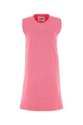 Women's Fluo Pink Polyester Dress