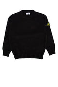 Boys' Logo-Embroidered Crew Neck Sweater Black