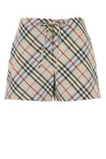 Women's Check Poplin Bermudas Multicolor Cotton