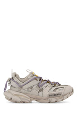 Women's Track Sneaker Beige Polyurethane Polyester Nylon
