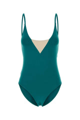 Women's Swimsuit Green Nylon Elastane Swimwear