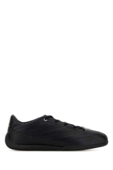 Men's Two-Tone Leather Y-3 X Mercedes Feroza Lo Sneakers Black