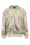 Men's Printed Cotton Sweatshirt Beige Sweater