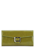 Women's Vivier Wallet Green Patent Leather