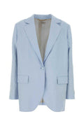 Women's Breasted Blazer Blue Blazers