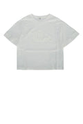 Boys' Sleeves T-Shirt White Cotton