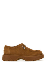 Men's Camel Suede Lace-Up Shoes Tan Sneaker