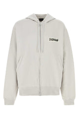 Men's Hoodie White Cotton Sweater