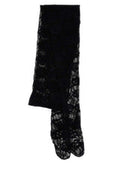 Women's Lace Leggings Black Nylon Elastane