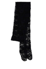 Women's Lace Leggings Black Nylon Elastane