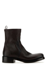 Women's Stivaletti Ankle Boot Brown Leather