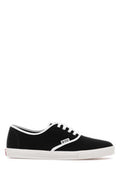 Men's Drill Sneaker Black Fabric