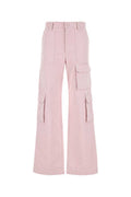 Women's Cotton Cargo Pants Pink