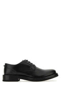 Men's Stringate Oxford Black Leather