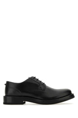 Men's Stringate Oxford Black Leather