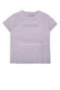 Boys' Ss T-Shirt Lilac Base Fabric: Cotton T-shirts And Polos