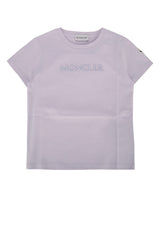 Boys' Ss T-Shirt Lilac Base Fabric: Cotton T-shirts And Polos
