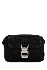 Men's With Crossbody Bag Black Fabric