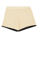 Women's Plage Hot Short Trousers Cream Wool