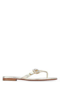 Women's Sandal Gold Leather