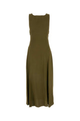 Women's Sable Dress Green Viscose