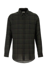 Men's Shirt Gray Cotton