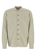 Men's Organic Cashmere Cardigan Gray