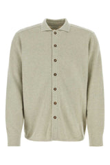 Men's Organic Cashmere Cardigan Gray