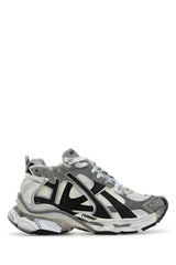 Women's Multicolor Runner Sneakers Greywhiteblack T Polyurethane Polyester