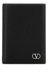 Men's Holder Card Case Black Calf Leather Cases