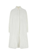 Women's Cotton Poplin Shirt Dress White